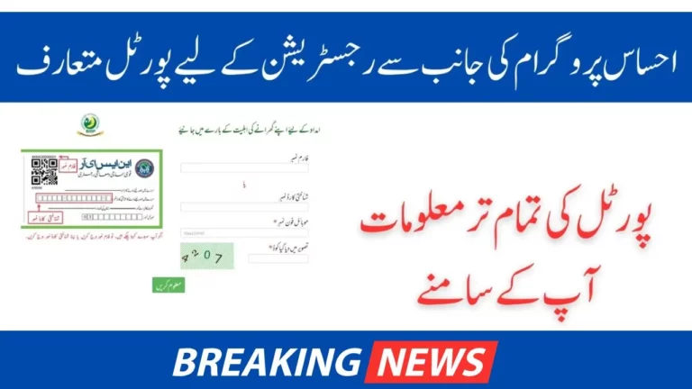 8171 Check Online Web Portal احساس پروگرام New Update 2024