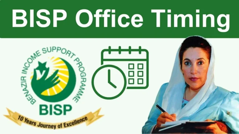 Breaking News_ BISP Office Timing New Update 2024