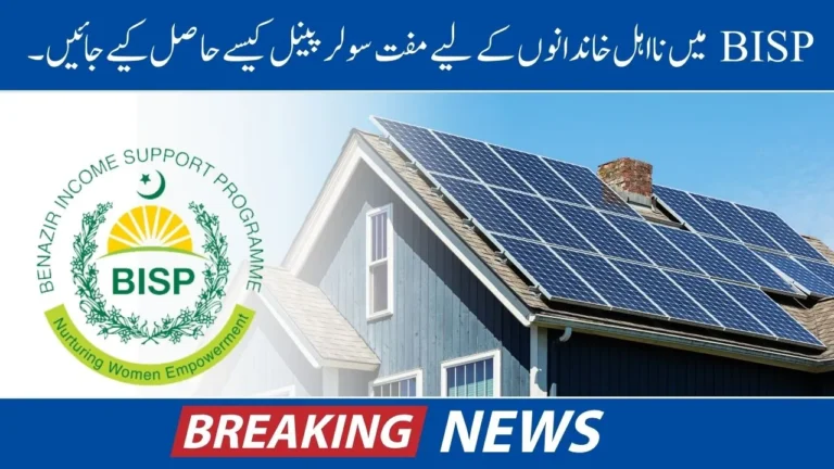 How to Get Free Solar Panels For Ineligible Families In BISP